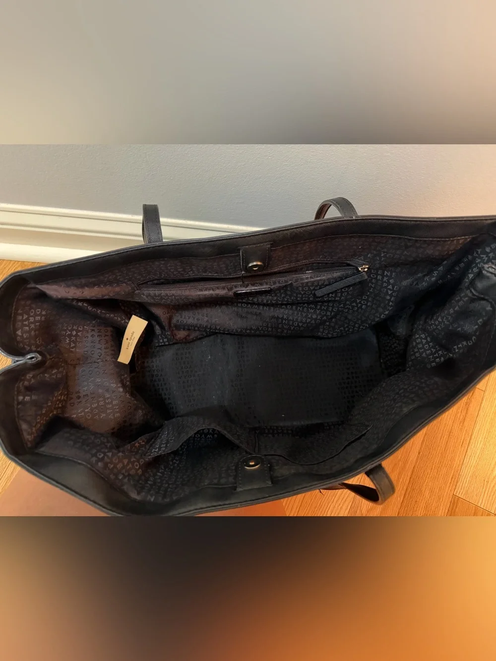kate spade Black Tote Bag